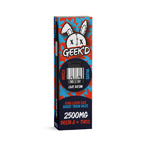 Geek'd Extracts Delta 8 Disposable with Live Resin