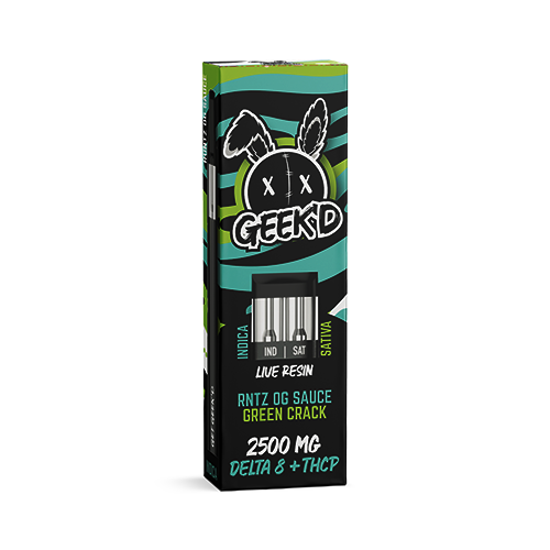 Geek'd Extracts Delta 8 Disposable with Live Resin